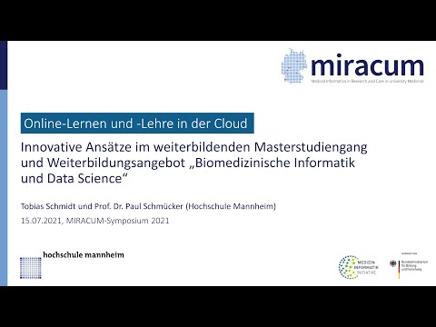 Symposium 2021: T. Schmidt - Online-Lernen und -Lehre in der Cloud