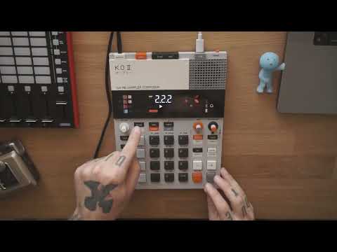 techno from scratch on the Teenage Engineering EP-133 K.O. II