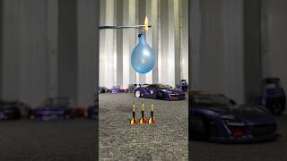 Trying to save the water balloon!