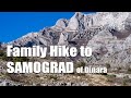 Family Hike In Croatia To Samograd Rock Of Dinara Mountain