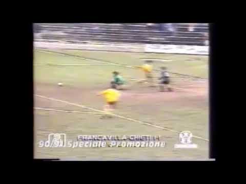 Francavilla - Chieti 1-1 - Serie C/2 Girone C 1990-91 - 20a giornata