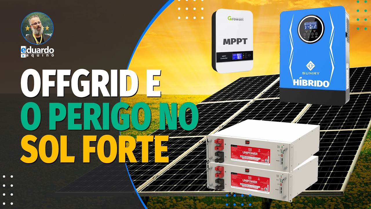 OffGrid: Full Battery and Zero Consumption Will BURN EVERYTHING | Solar Energy Eduardo Aquino