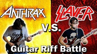 Slayer VS Anthrax | Best Slayer Riffs vs Best Anthrax Riffs