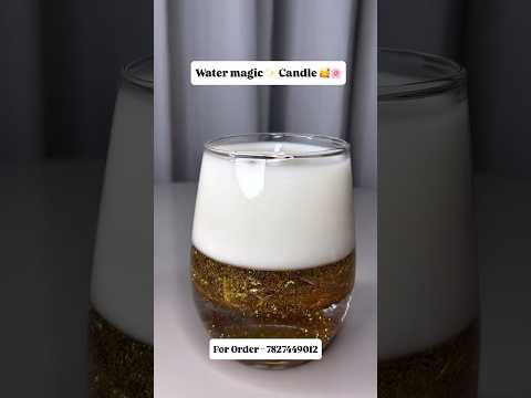Glow of Water Magic Candle | Scented Candle | Latte Candle | Candle Gift Hamper | seasonstrike