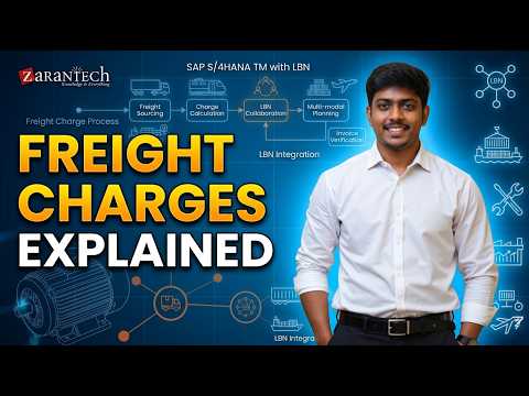 Freight Order Creation and Change Controller Strategy in SAP S 4HANA TM with LBN ZaranTech
