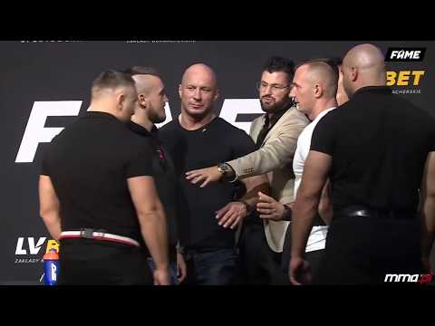 KRYCHA VS. KASTI INTENSYWNE SPOTKANIE TWARZĄ W TWARZ PRZED FAME MMA 5