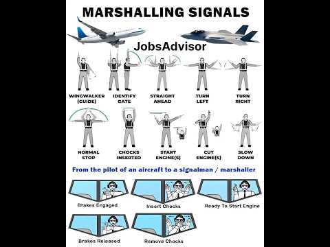 Marshalling signals guide #marshalling #aviation #guide #shorts