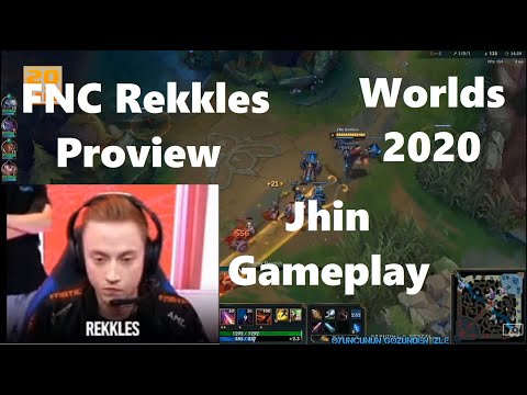 Worlds 2020 Proview FNC Rekkles Jhin Gameplay POV FNC vs TSM