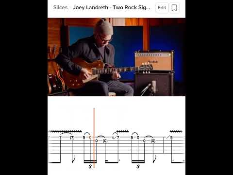 Joey Landreth - Two Rock Amp Demo- Set pedals to FUZZ and slide into the WEEKEND  - free guitar tabs