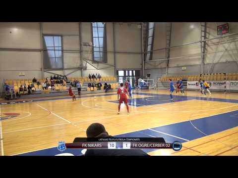 FK Nikars - FK OGRE/CERBER 02 (10:1) vārtu guvumi 10.11.2013