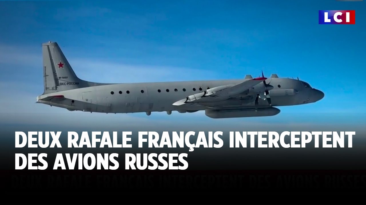 Deux rafale français interceptent des avions russes｜LCI
