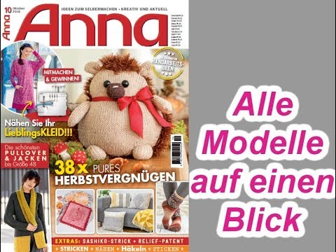 Anna 10/2018 Alle Modelle auf einen Blick