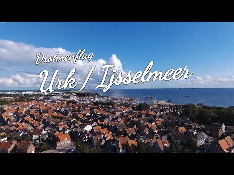 Urk am Ijsselmeer / Dutch / lecker Drohnenflug bei Kaiserwetter / Footage by Parrot Bebop