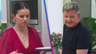 Selena Gomez SQUIRMS as Gordon Ramsay YELLS at Her