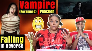 FALLING IN REVERSE - &quot;VAMPIRE (REVAMPED)&quot; REACTION | FIRST TIME HEARING THIS.. 😳😳