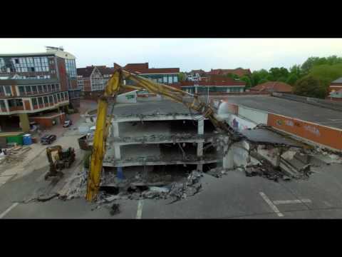 19.05.2016 Abbruch Parkhaus Hertie Stade  Bodo Freimuth Abbruch und Tiefbau GmbH