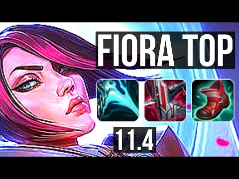FIORA vs NOCTURNE (TOP) | 3.1M mastery, Quadra, 1600+ games, 6 solo kills | KR Diamond | v11.4