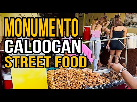 Philippines Street Food Tour at Monumento Caloocan City | Food Tour Around Monumento Caloocan Manila