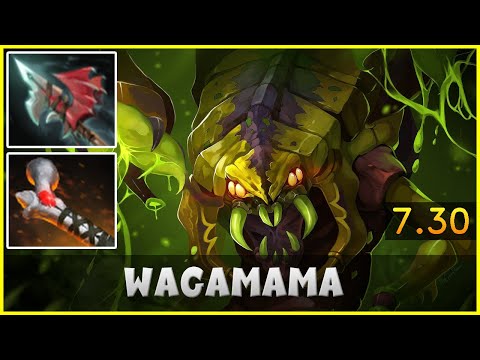 Wagamama Venomancer MID vs Outworld Destroyer | Dota 2 Gameplay - Dota 2 7.30