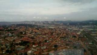 preview picture of video 'Helicopter flight over Kampala'