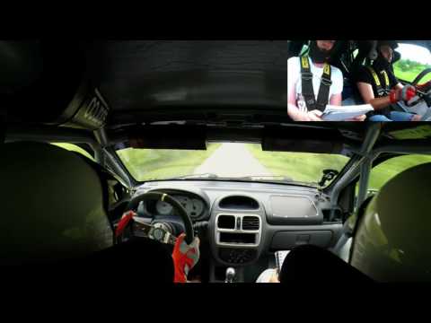 SuperOes Błażkowa 2017 - Krzysztof Śpiewak / Mateusz Bodniak - Renault Clio - Onboard