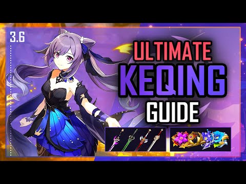 ULTIMATE KEQING GUIDE! (Aggravate, Teams, Weapons, Builds, Combos etc.) | Genshin Impact Ver 3.6