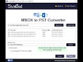 Convert MBOX to PST format and Migrate MBOX to Outlook - SysBud MBOX to PST Converter Demo