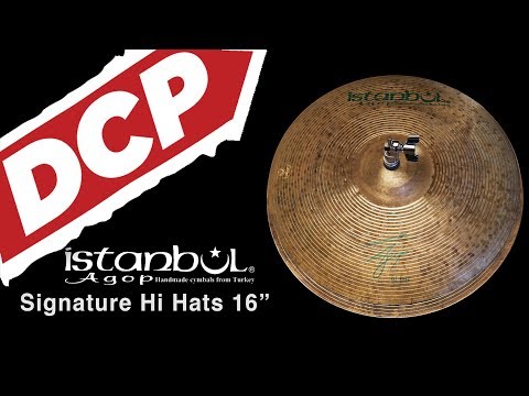 Istanbul Agop Signature Hi Hat Cymbals 16" 1105/1255 grams AGH16