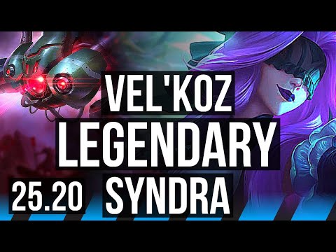 VEL'KOZ vs SYNDRA (MID) | Legendary | EUW Master | 25.20