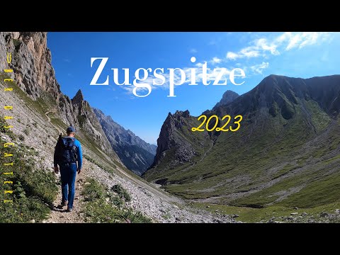 Zugspitze 2023 von Ehrwald zur Ehrwalderalm über das GATTERL zur Knorrhütte und auf die Zugspitze