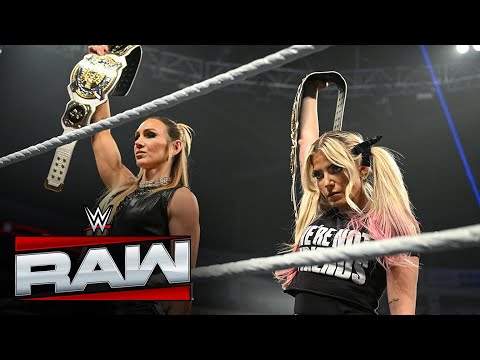 Charlotte Flair & Alexa Bliss stop an attack on Lyra Valkyria by The Kabuki Warriors: Raw highlights