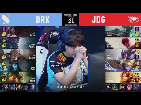 2020 MSC Day 2 | Chovy Plays Sett Mid  |  DRX VS JDG Tie Breaker Highlights  |