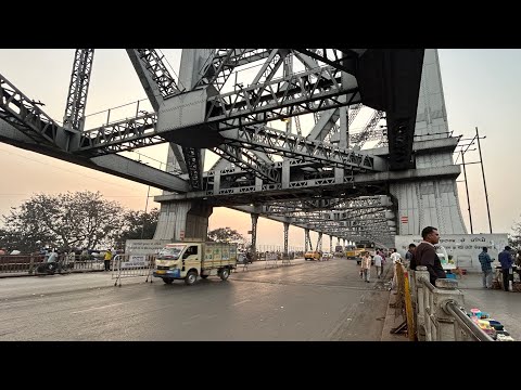 The Howrah Bridge | A Massive Steel Balanced Cantilever Bridge Over The Hooghly River In West Bengal