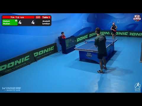 01:30 Vadym Hryban 3 - 0 Anatolii Levshyn West 5 WIN CUP 09.10.2022 | TABLE TENNIS WINCUP