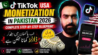 TikTok USA Monetization in Pakistan 2026 | Complete Step by Step Blueprint thumbnail