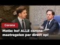 Van Meijeren (FVD): "Na 2 jaar is het genoeg, schaf de coronamaatregelen onmiddelijk af!"
