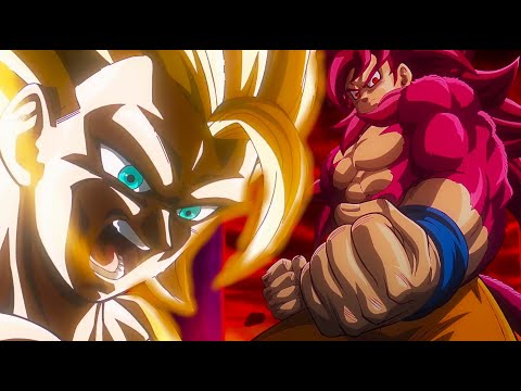 Goku "Now To Go Even Further Beyond" English Dub! Goku Goes Super Saiyan 4 Against Gomah English Dub