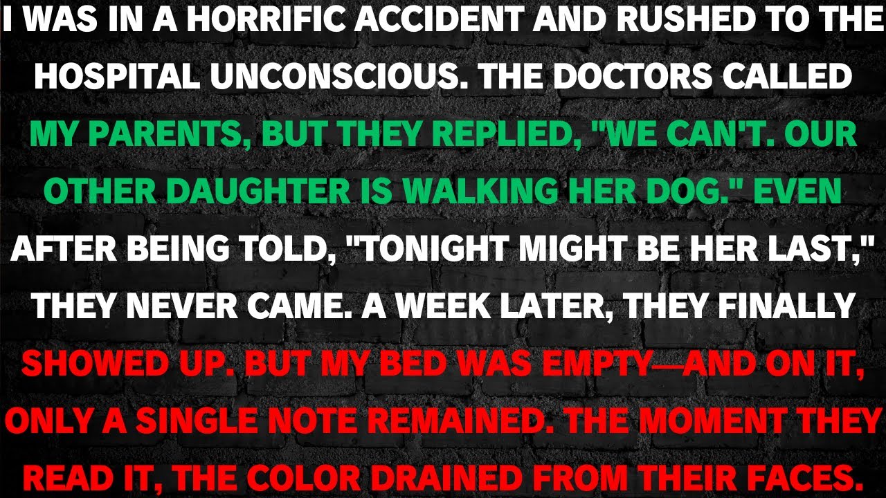 My parents chose my sister's dog over me.