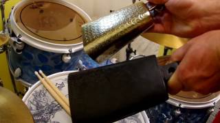 Video thumbnail for Baja percussion drum cowbell 5.5 inch by SPL review sound test by Haze Music