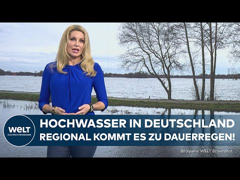 WETTER: Mehr Hochwasser möglich?! Neuer Regen in einigen Regionen von Deutschland