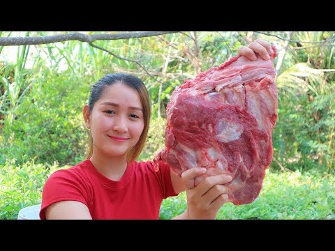 Yummy Pork Rib Grilling With Chili Sauce - Pork Rib Grilling - Cooking With Sros Video