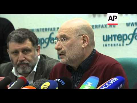 Russian opposition group calls presidential election rigged