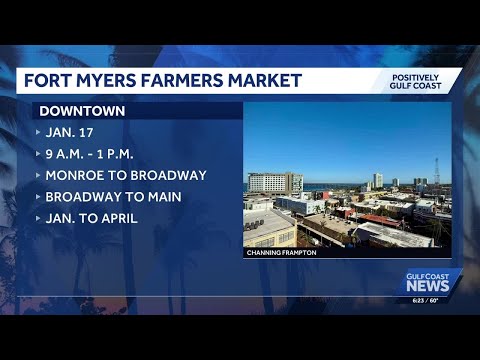 Downtown Fort Myers Farmers Market returns this weekend