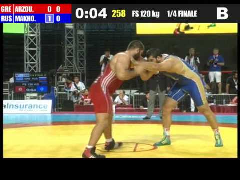 120kg - Bilyal Makhov (RUS) va Ioannis Arzoumanidis (GRE) 2011 world championship