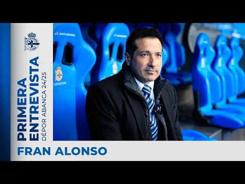 Primeras palabras de Fran Alonso como entrenador del Dépor ABANCA