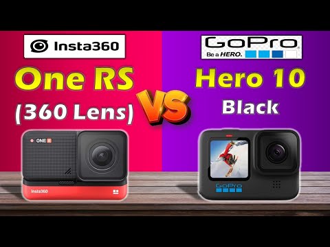 INSTA360 ONE RS 360 LENS VS GOPRO HERO10 BLACK