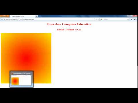 Radial Gradient In CSS Tamil