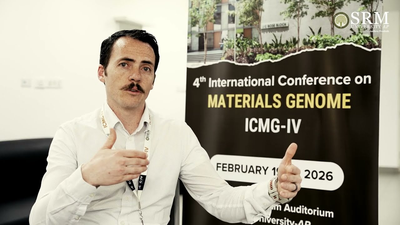 Prof. Taylor D Sparks, University of Utah at ICMG-IV | SRM AP