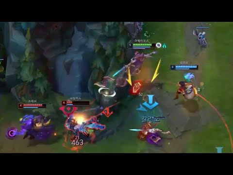 Rank1 Aphelios Visit KR, "No one can refuse a humble Aphelios."