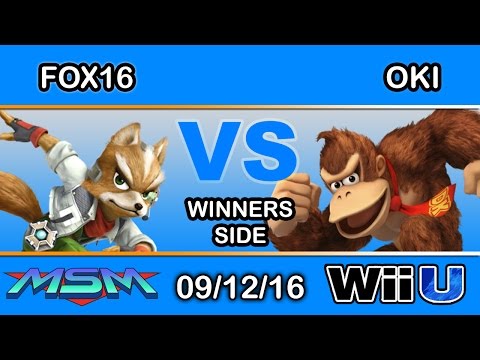 MSM 65 - Fox16 (Fox) Vs. SCB | Oki (Metaknight/Donkey Kong) Winners Side - Smash Wii U